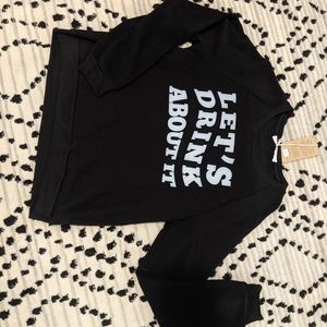 Let's Drink About It Crew Neck